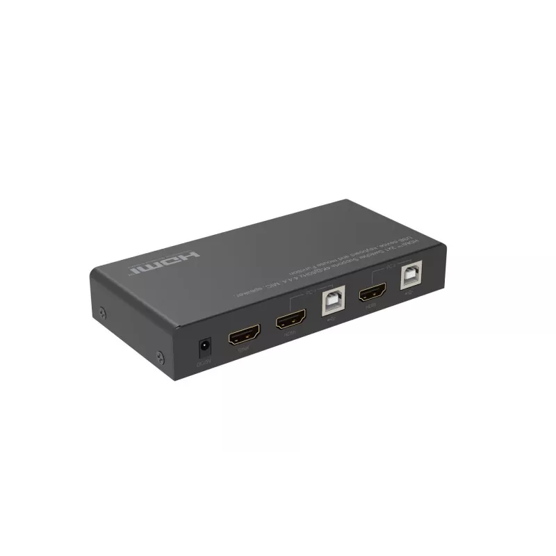 Comutador KVM Microconnect MC-HDMIKVM0201-4K USB HDMI 4K Ultra HD