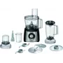 Robot de cozinha Bosch MCM3PM386 — motor de 900 W, taça de 2,3 L, preto/transparente