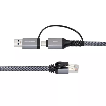 Microconnect CAT6 FTP cabo adaptador para USB-A-C, 1 metro