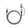 Microconnect CAT6 RJ45 FTP cabo adaptador para USB A-C, 2 metros adaptador de rede