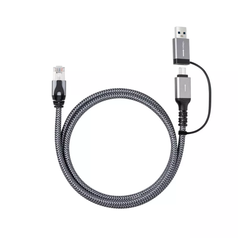 Microconnect CAT6 RJ45 FTP cabo adaptador para USB A-C, 5 metros adaptador de rede