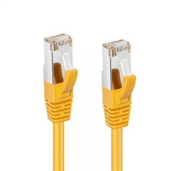 Microconnect MC-SFTP6A005Y cabo de rede amarelo 0,5 m Cat6a S/FTP (S-STP)