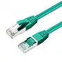 Cabo de rede Microconnect MC-SFTP6A01G verde 1 m Cat6a S/FTP (S-STP)