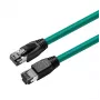 Cabo de rede Microconnect MC-SFTP802G verde 2 m Cat8.1 S/FTP (S-STP)