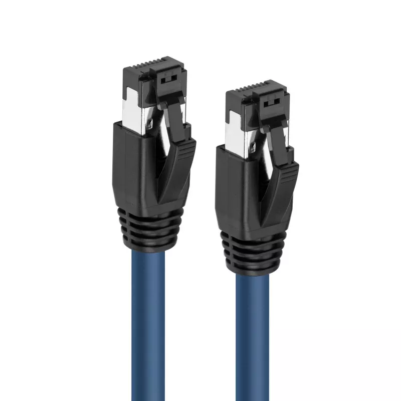 Cabo de rede Microconnect MC-SFTP803B azul 3 m Cat8.1 S/FTP (S-STP)