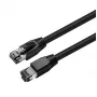 Cabo de rede Microconnect MC-SFTP803S preto 3 m Cat8.1 S/FTP (S-STP)