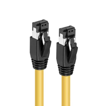 Cabo de rede Microconnect MC-SFTP805Y amarelo 5 m Cat8.1 S/FTP (S-STP)