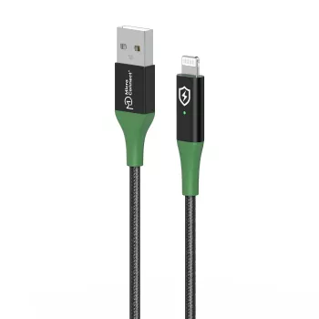 Microconnect MC-SMART USB A-L-2 cabo Lightning 2 m preto, verde