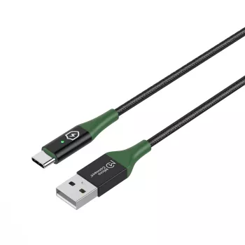 Microconnect MC-SMART USB-A-C-02 cabo USB USB 2.0 2 m USB A USB C preto, verde