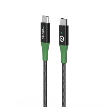 Microconnect MC-SMART USB-C-C-02 cabo USB USB 2.0 2 m USB C preto, verde