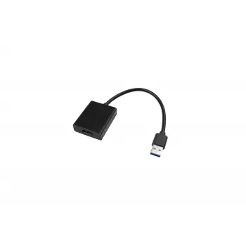 Microconnect MC-USB3.0HDMI adaptador de cabo de vídeo 0,15 m HDMI Type-A (Standard) USB Type-A preto
