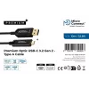 Microconnect MC-USB3.2CA10OP cabo USB USB 3.2 Gen 2 (3.1 Gen 2) 10 m USB-A USB-C preto