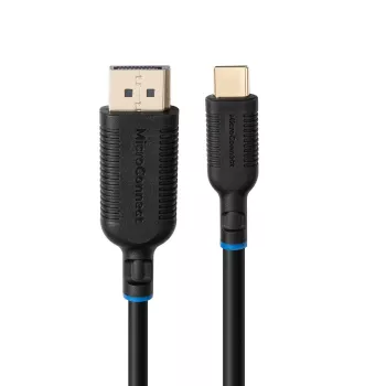 Microconnect MC-USBCDP1 adaptador de cabo de vídeo 1 m USB Type-C DisplayPort preto