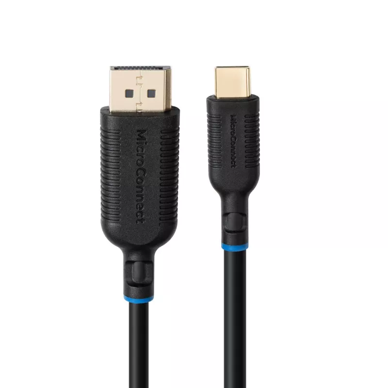 Microconnect MC-USBCDP3 adaptador de cabo de vídeo 3 m USB Type-C DisplayPort preto