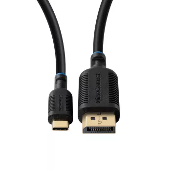 Microconnect MC-USBCDP5 adaptador de cabo de vídeo 5 m USB Type-C DisplayPort preto