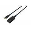 Adaptador de cabo de vídeo Microconnect MC-USBCDP-A 0,2 m USB Type-C para DisplayPort preto