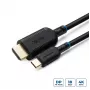 Microconnect MC-USBCHDMI1 adaptador de cabo de vídeo 1 m HDMI Type-A (Standard) USB Type-C preto
