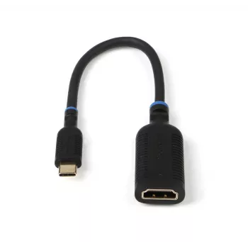 Microconnect MC-USBCHDMI-A adaptador de cabo de vídeo 0,2 m USB C HDMI preto
