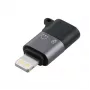 Adaptador de género de cabo Microconnect MC-USBCLIGHT USB C para Lightning prateado