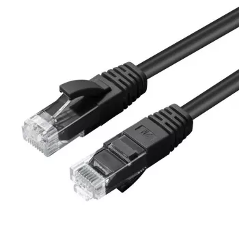 Cabo de rede Microconnect MC-UTP6A015S preto 1,5 m Cat6a U/UTP (UTP)