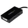 Adaptador A/V de viagem StarTech.com: conversor 3-em-1 Mini DisplayPort para DisplayPort, DVI ou HDMI