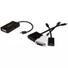 Adaptador A/V de viagem StarTech.com: conversor 3-em-1 Mini DisplayPort para DisplayPort, DVI ou HDMI