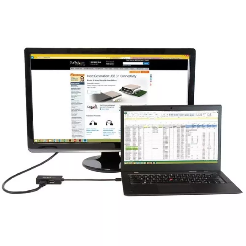 Adaptador A/V de viagem StarTech.com: conversor 3-em-1 Mini DisplayPort para DisplayPort, DVI ou HDMI