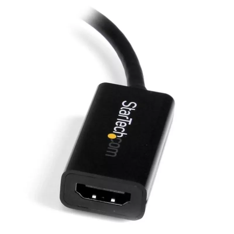 Adaptador Mini DisplayPort para HDMI StarTech.com - Conversor de vídeo ativo mDP para HDMI - 4K 30Hz - Mini DP ou Thunderbolt 1/2 Mac/PC para monitor/TV/ecrã HDMI - dongle adaptador mDP 1.2 para HDMI