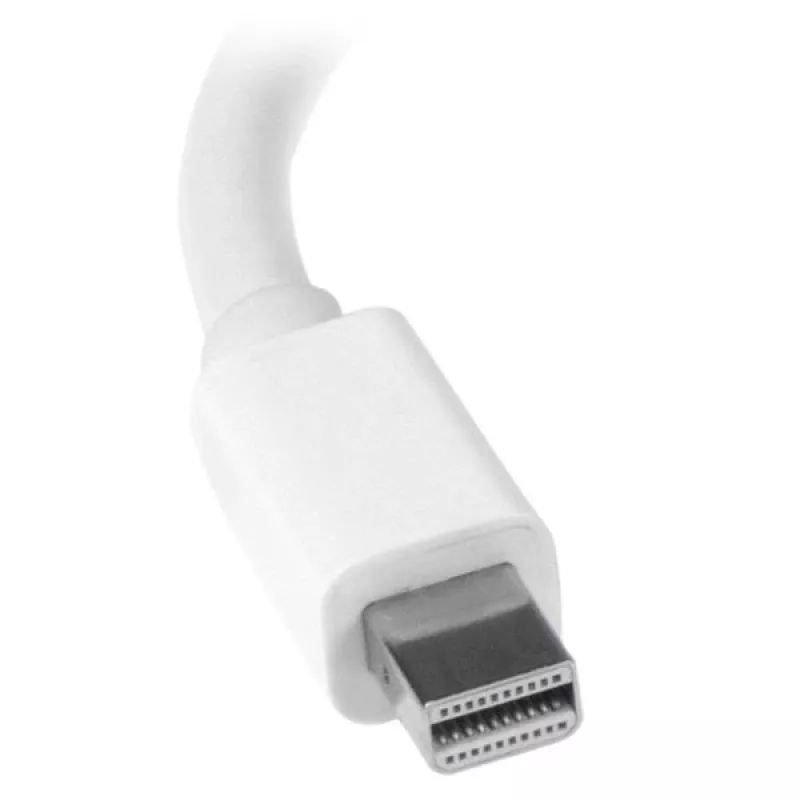 Adaptador A/V de viagem StarTech.com: conversor 2-em-1 Mini DisplayPort para HDMI ou VGA - branco