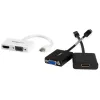 Adaptador A/V de viagem StarTech.com: conversor 2-em-1 Mini DisplayPort para HDMI ou VGA - branco