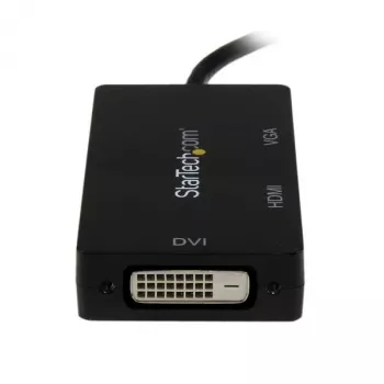 Adaptador A/V de viagem StarTech.com: conversor 3-em-1 Mini DisplayPort para VGA DVI ou HDMI