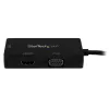 Adaptador A/V de viagem StarTech.com: conversor 3-em-1 Mini DisplayPort para VGA DVI ou HDMI
