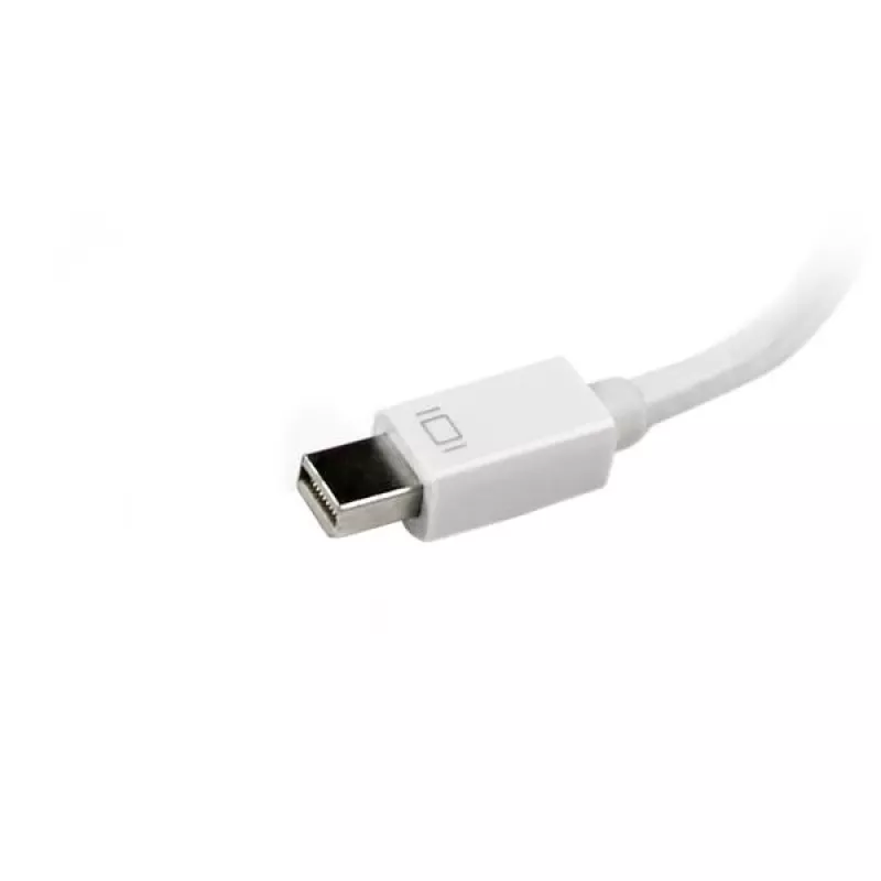 Adaptador A/V de viagem StarTech.com: conversor 3-em-1 Mini DisplayPort para VGA DVI ou HDMI - branco