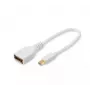 Cabo DisplayPort Microconnect MDPDP 0,15 m Mini DisplayPort branco