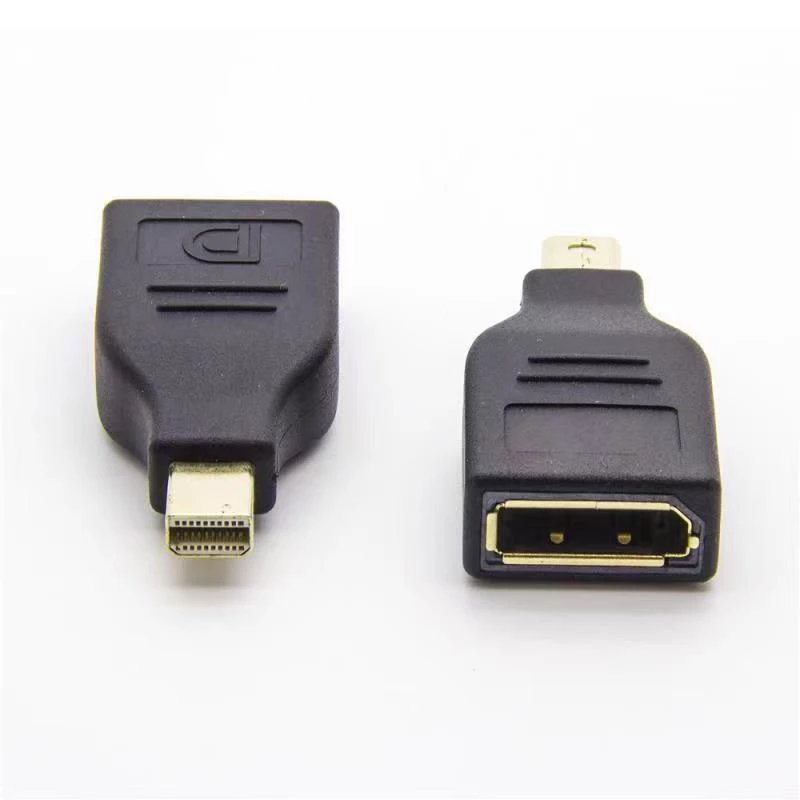 Adaptador de cabo Microconnect MDPMDPF Mini DisplayPort DisplayPort preto