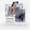 Auscultadores Gembird MHS-U-001 auscultadores USB com fios