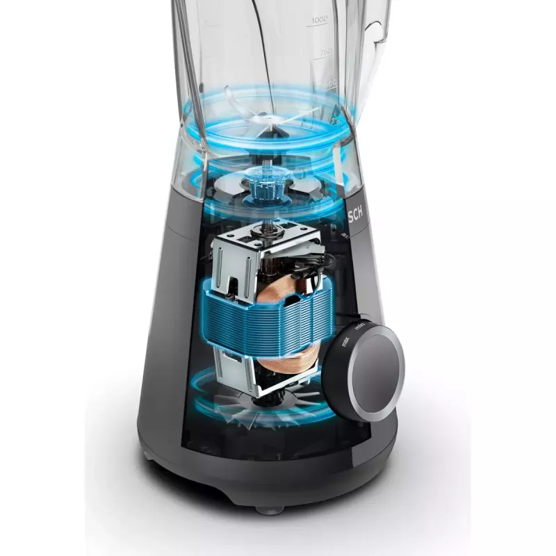 Batedeira de mesa Bosch Serie 4 MMB6141B — 1200 W, jarro Tritan de 1,5 l, 2 velocidades, trituração de gelo, preto