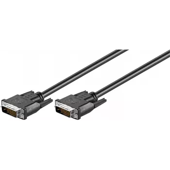 Cabo DVI Microconnect MONCC2 2 m DVI-D DVI-D (DL) preto