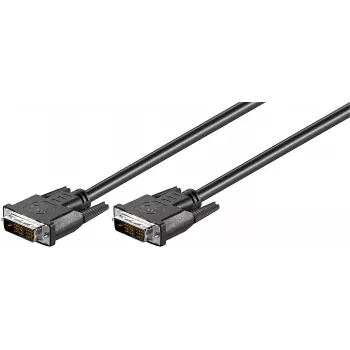 Cabo DVI Microconnect MONCCS1 1 m DVI-D preto