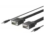 Cabo VGA Microconnect MONGG3BMJ 3 m VGA (D-Sub) preto
