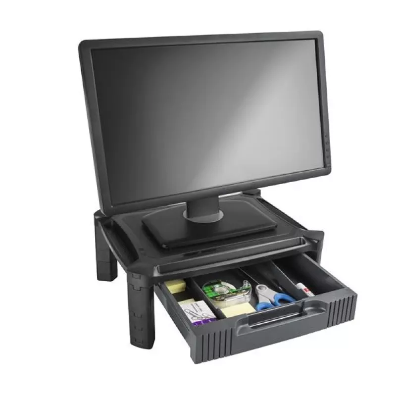 Suporte para monitor StarTech.com - gaveta - altura ajustável, autónomo, 10 kg, 33 cm (13