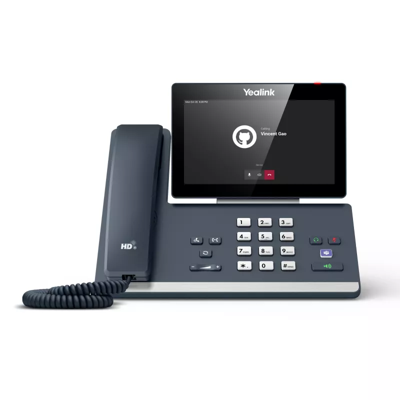Yealink MP58 Microsoft Teams Edition, telefone IP, cinzento, auscultador com fios, secretária, Android, Microsoft Teams