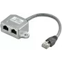 Cabo de rede Microconnect MPK420 cinzento 0,2 m Cat5e F/UTP (FTP)