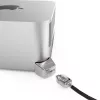 Adaptador de fechadura Compulocks Mac Studio Ledge Lock com chave Cabo de fechadura Prateado