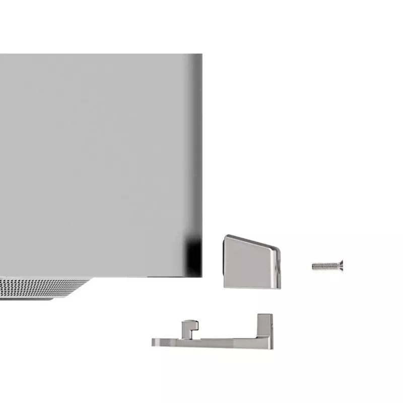 Adaptador de fechadura Compulocks Mac Studio Ledge Lock com chave Cabo de fechadura Prateado
