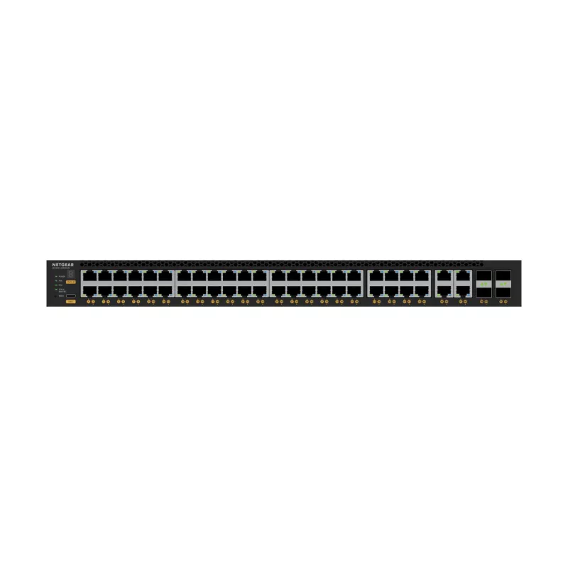NETGEAR M4350-44M4X4V Gerido L3 2.5G Ethernet (100/1000/2500) Power over Ethernet (PoE) 1U Preto