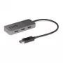 StarTech.com Hub MST de 3 portas - DisplayPort para 3x HDMI, Monitores Triplos 4K 60Hz, Adaptador de vídeo multi-monitor DP 1.4, cabo integrado de 30cm, alimentado por USB, apenas Windows
