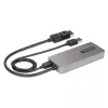 StarTech.com Hub MST de 3 portas - DisplayPort para 3x HDMI, Monitores Triplos 4K 60Hz, Adaptador de vídeo multi-monitor DP 1.4, cabo integrado de 30cm, alimentado por USB, apenas Windows