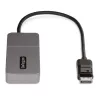 StarTech.com Hub MST de 3 portas - DisplayPort para 3x HDMI, Monitores Triplos 4K 60Hz, Adaptador de vídeo multi-monitor DP 1.4, cabo integrado de 30cm, alimentado por USB, apenas Windows