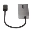 StarTech.com Hub MST de 3 portas - DisplayPort para 3x HDMI, Monitores Triplos 4K 60Hz, Adaptador de vídeo multi-monitor DP 1.4, cabo integrado de 30cm, alimentado por USB, apenas Windows